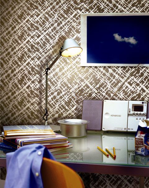 Обои в интерьере артикул Велюр Бриллиант, Gold, Cosca Обои в интерьере артикул Велюр Бриллиант, Gold, Cosca